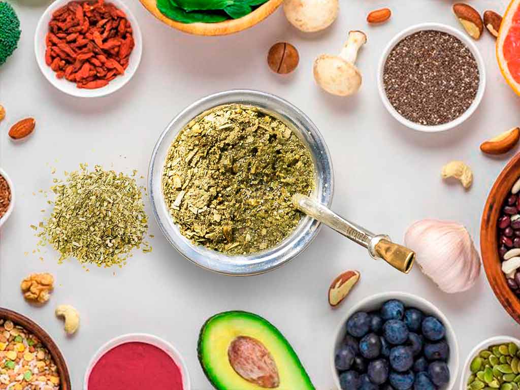 Alimentacion con yerba mate taragui